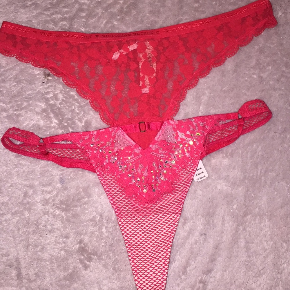 2 Victoria Secret Thongs